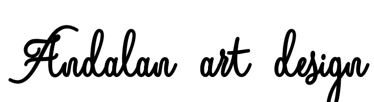 Andalan art design  font caratteri gratis
