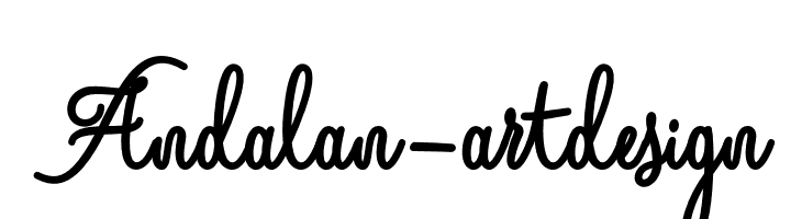 Andalan-artdesign  font caratteri gratis