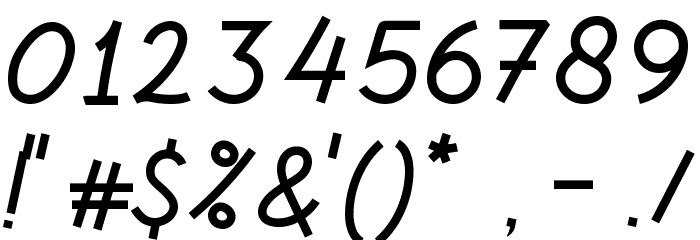 Andalan Font OTHER CHARS