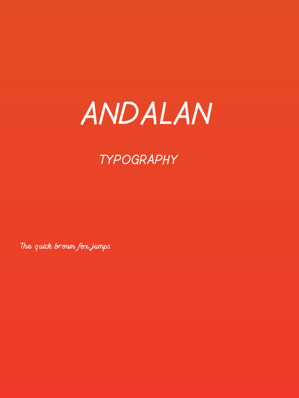 Andalan Poster