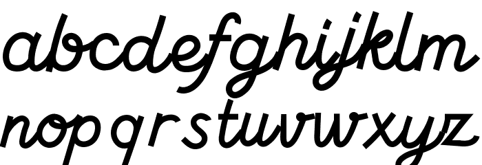 Andalan Font LOWERCASE