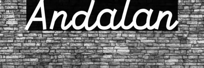 Andalan Font examples