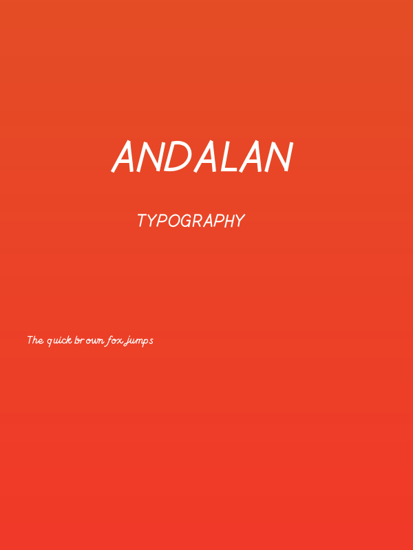 Andalan Poster