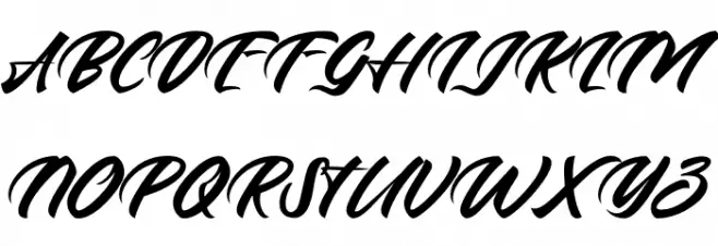 Andalas Regular Schriftart Groß