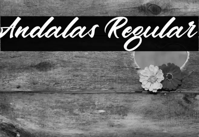 Andalas Regular Font examples