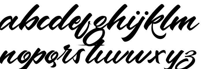 Andalas Regular Font LOWERCASE