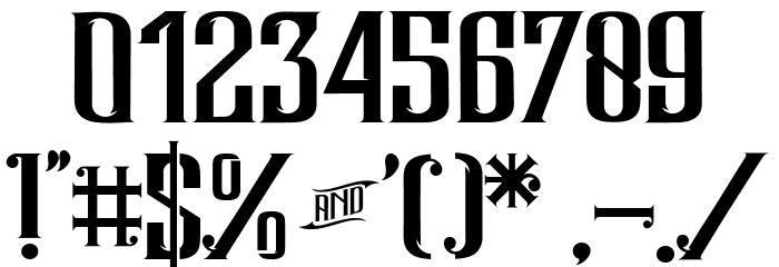 Andalas Font OTHER CHARS