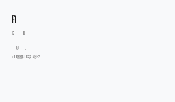 Andalas Business Card