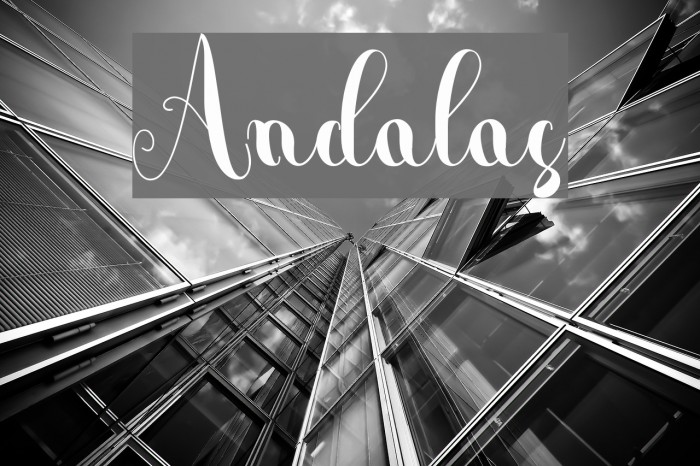 Andalas Font examples