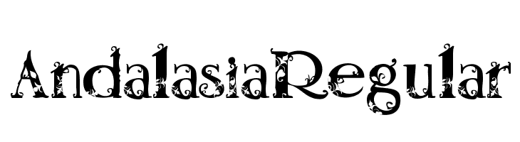 AndalasiaRegular  Frei Schriftart Herunterladen
