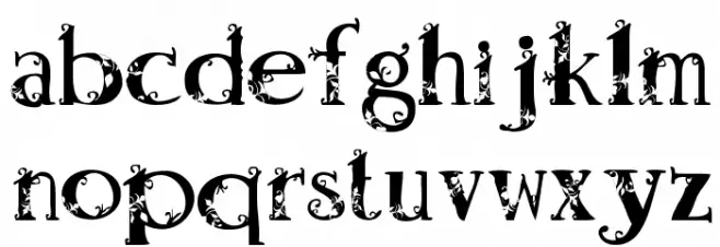 AndalasiaRegular خط أحرف صغيرة