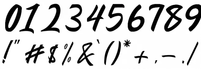 Andallan Font OTHER CHARS