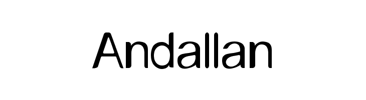 Andallan  Frei Schriftart Herunterladen