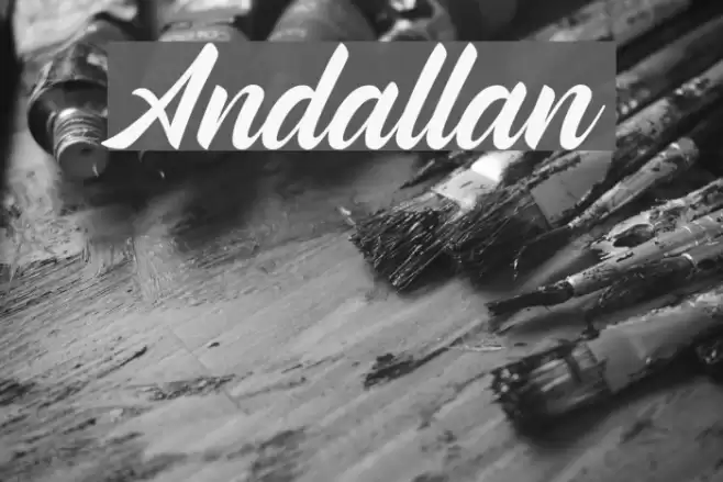 Andallan Font examples