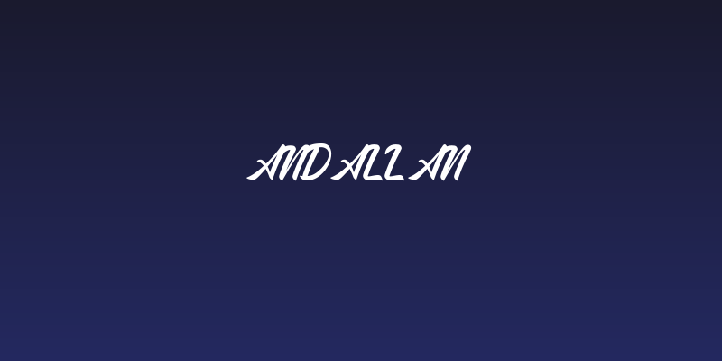 Andallan Social Header