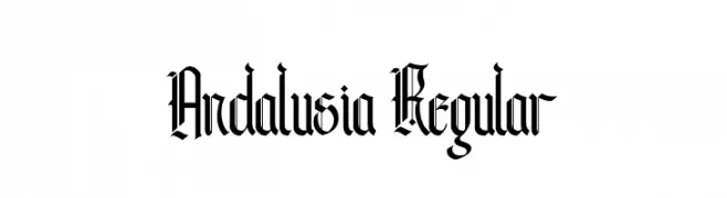 Andalusia Regular  Fuentes Gratis Descargar