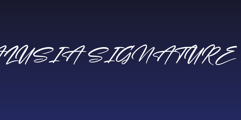 Andalusia Signature Italic Social Header