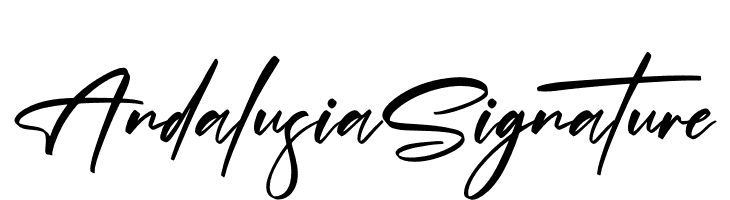 Andalusia Signature  font caratteri gratis