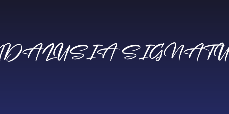 Andalusia Signature Social Header