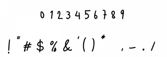 Andalusia Font OTHER CHARS