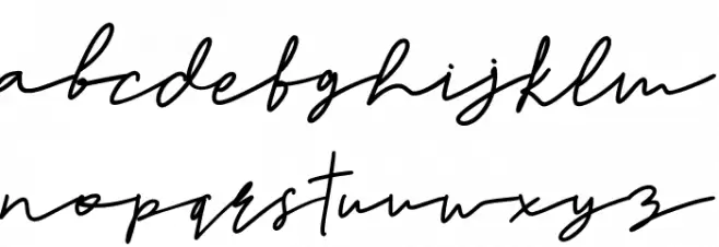 Andalusia फ़ॉन्ट लोअरकेस