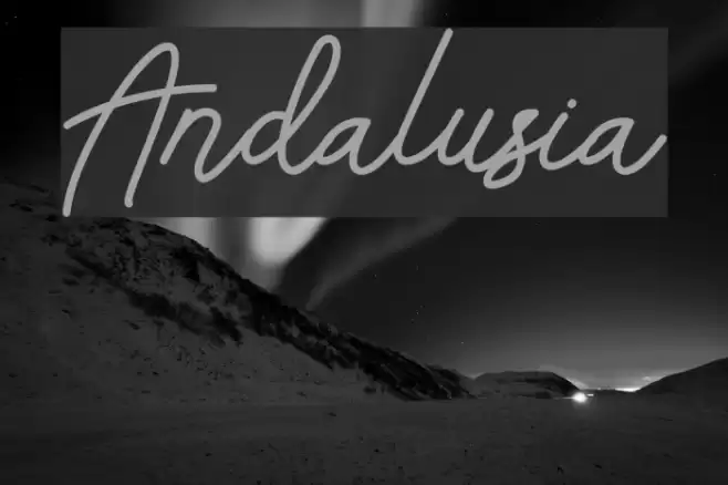 Andalusia Fonte examples