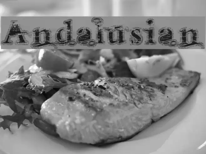 Andalusian Font examples