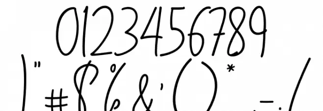 Andalusya Font OTHER CHARS