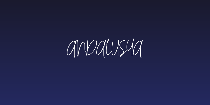 Andalusya Social Header