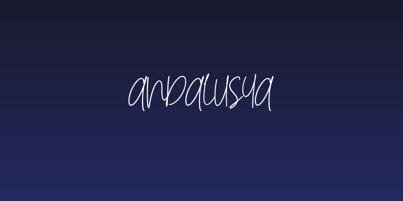 Andalusya Social Header