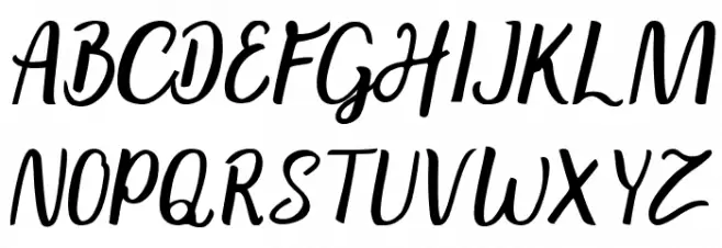 Andaman DEMO Italic Fonte MAIÚSCULAS