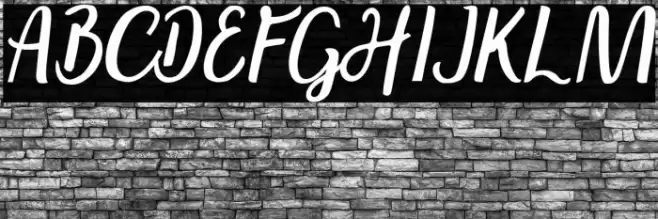 Andaman DEMO Italic Font examples