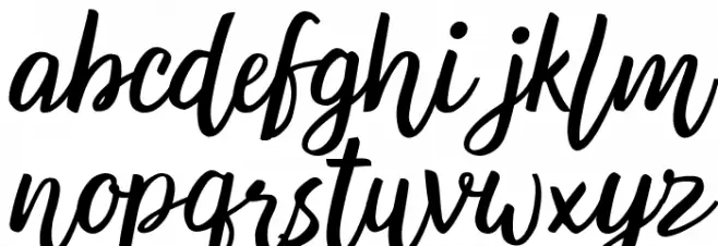 Andaman DEMO Italic 字体 小写