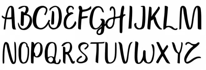 Andaman DEMO Schriftart Groß