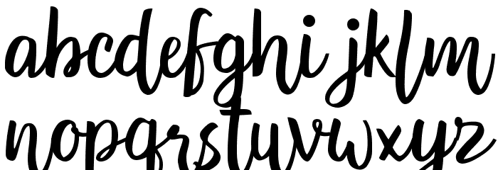 Andaman DEMO Font LOWERCASE