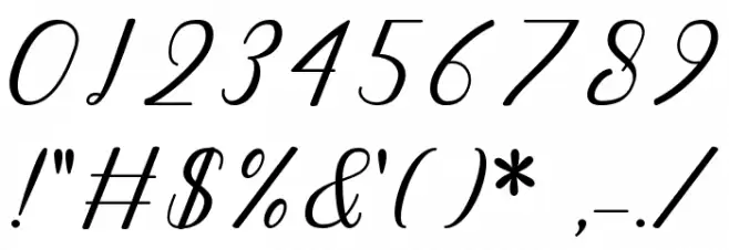 Andany Font OTHER CHARS