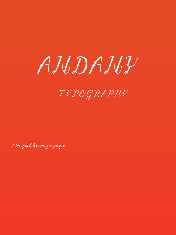 Andany Poster
