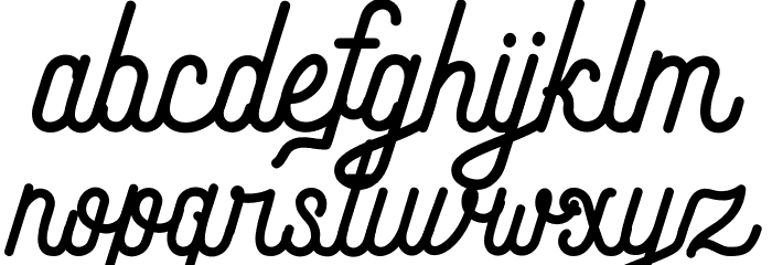 Andara Script Demo Font LOWERCASE