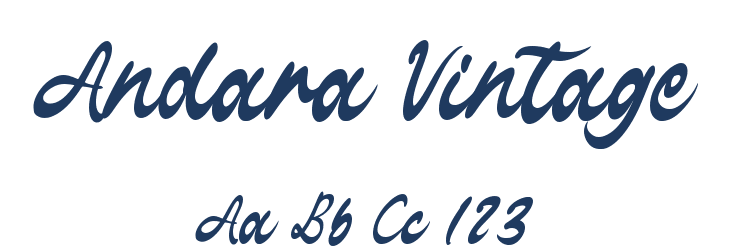 Andara Vintage Font Preview