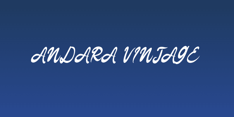 Andara Vintage Social Header