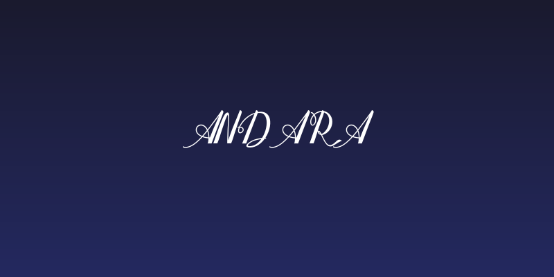 Andara Social Header