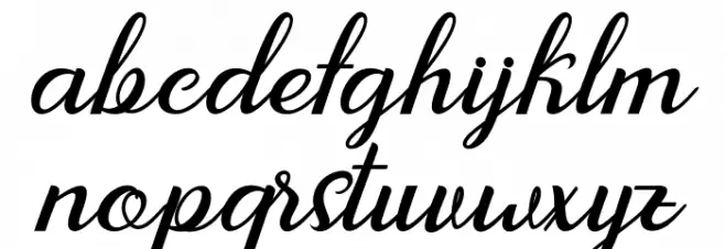 Andara Font LOWERCASE