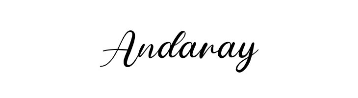 Andaray  font caratteri gratis