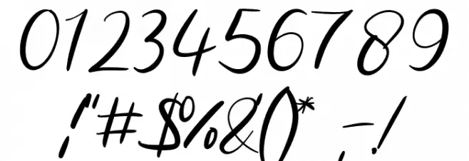 Andaray Font OTHER CHARS