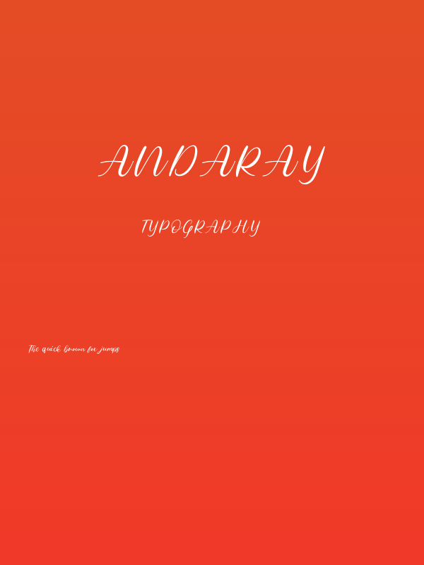 Andaray Poster