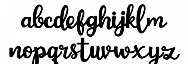 Andaresta_Demo Caratteri MINUSCOLO