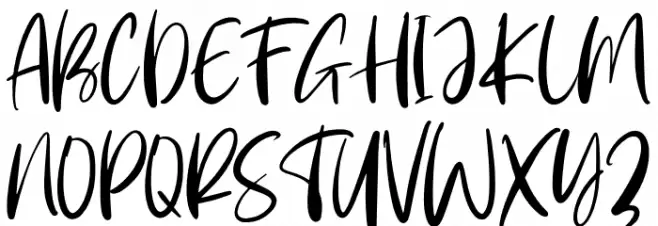 Andaretta Persona Use Schriftart Groß
