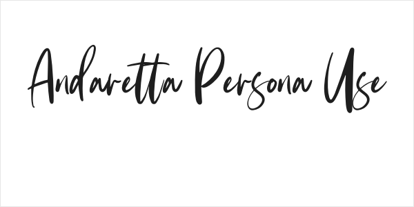 Andaretta Persona Use Logo