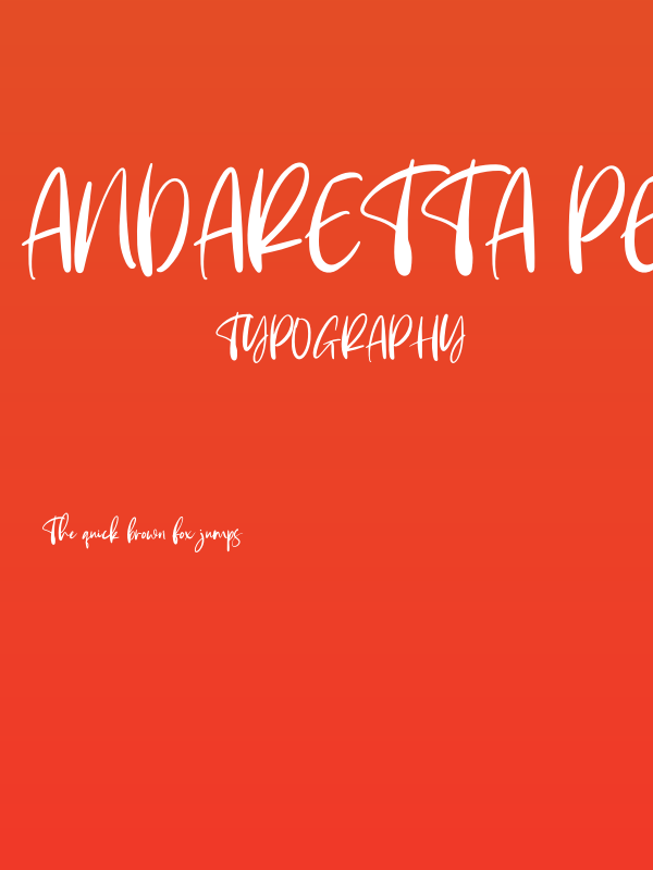 Andaretta Persona Use Poster