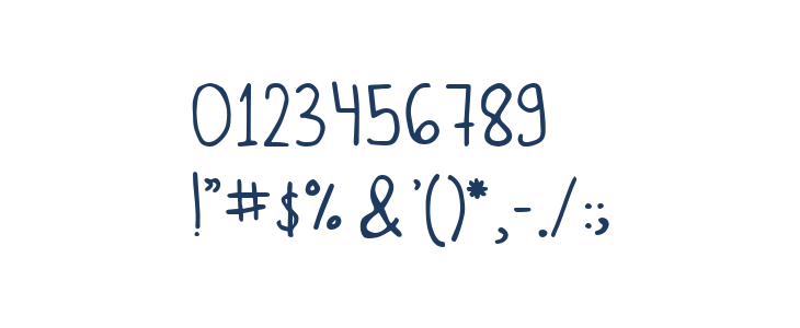 Andari Hand Writing Other Characters